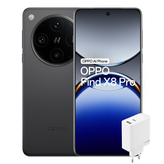 OPPO Find X8 Pro + 80W SUPERVOOC Schnellladegerät